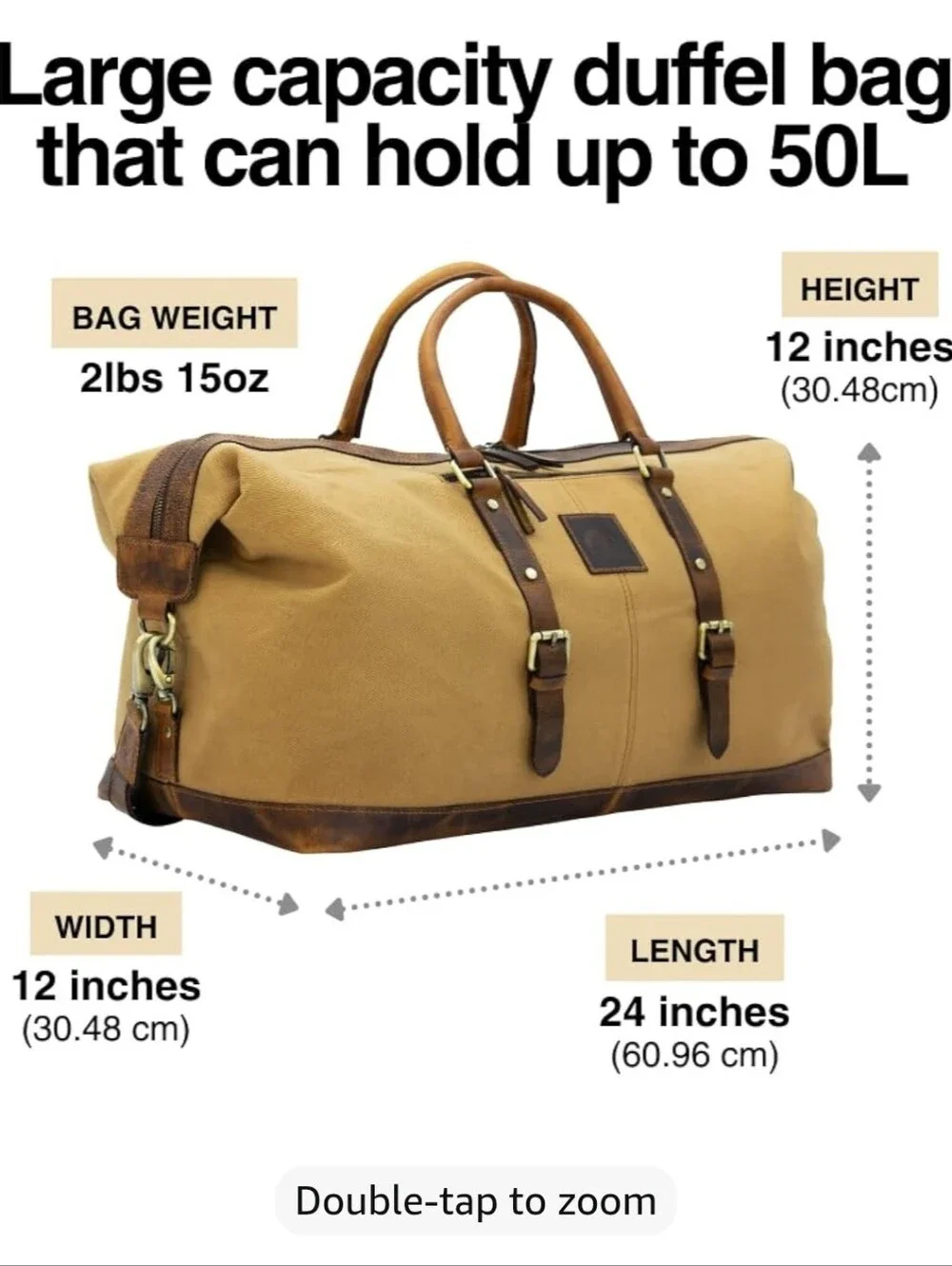 Kodiak Augustine Canvas Duffel